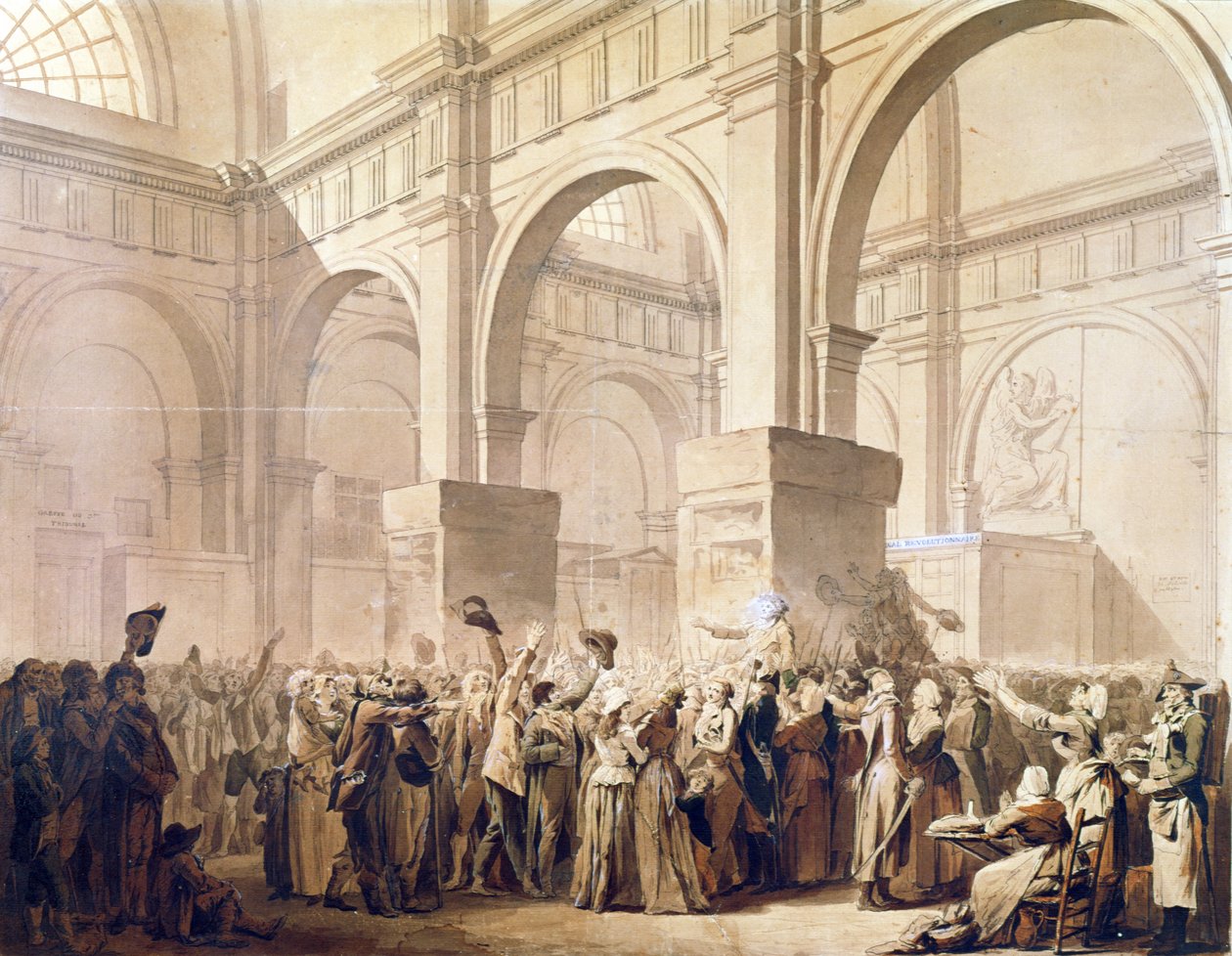 Der Triumph von Marat (24. April 1793) von Louis Leopold Boilly