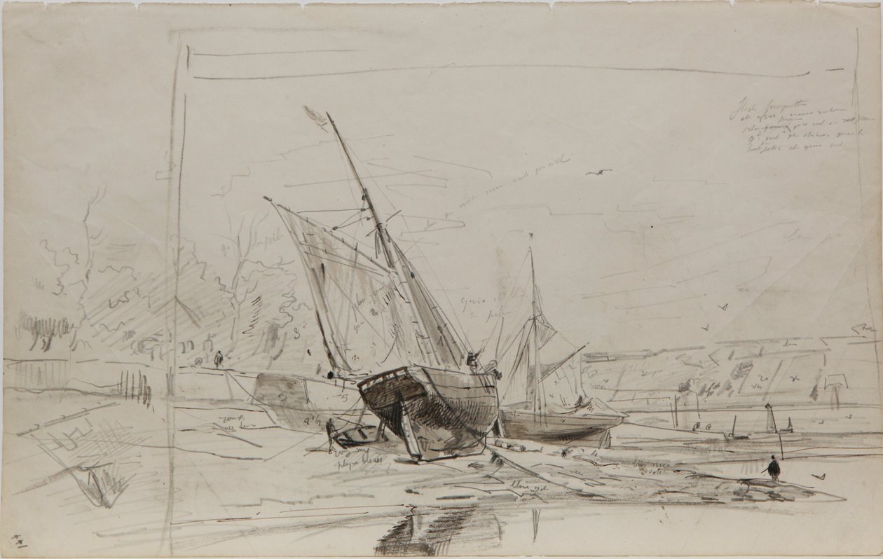 Zeichnung von Louis Marie Faudacq