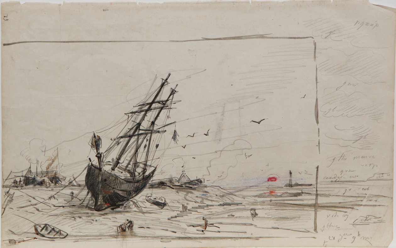 Zeichnung von Louis Marie Faudacq