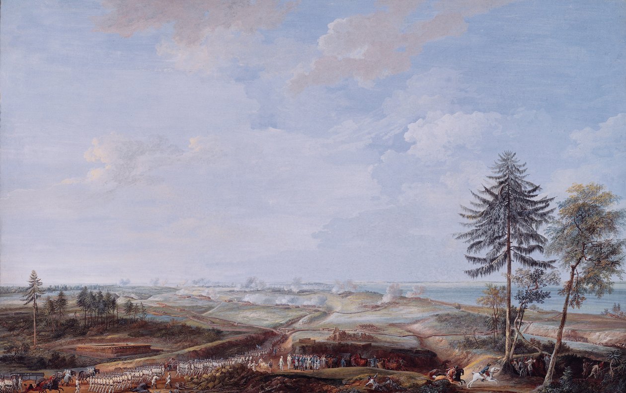 Die Belagerung von Yorktown 1781, 1784 von Louis Nicolas van Blarenberghe