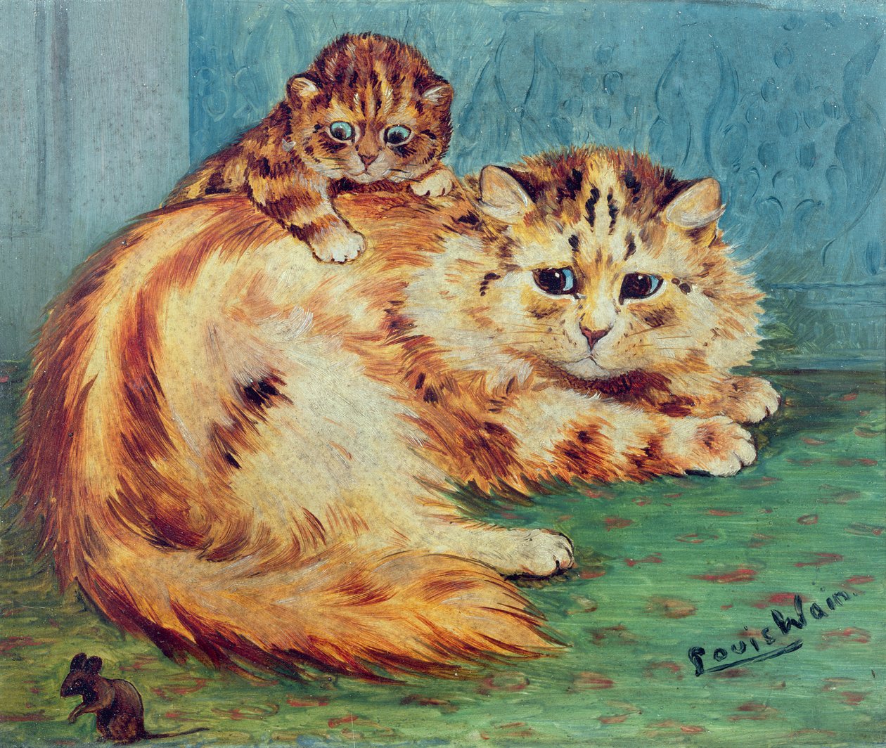 Freche Maus! (Brett) von Louis Wain