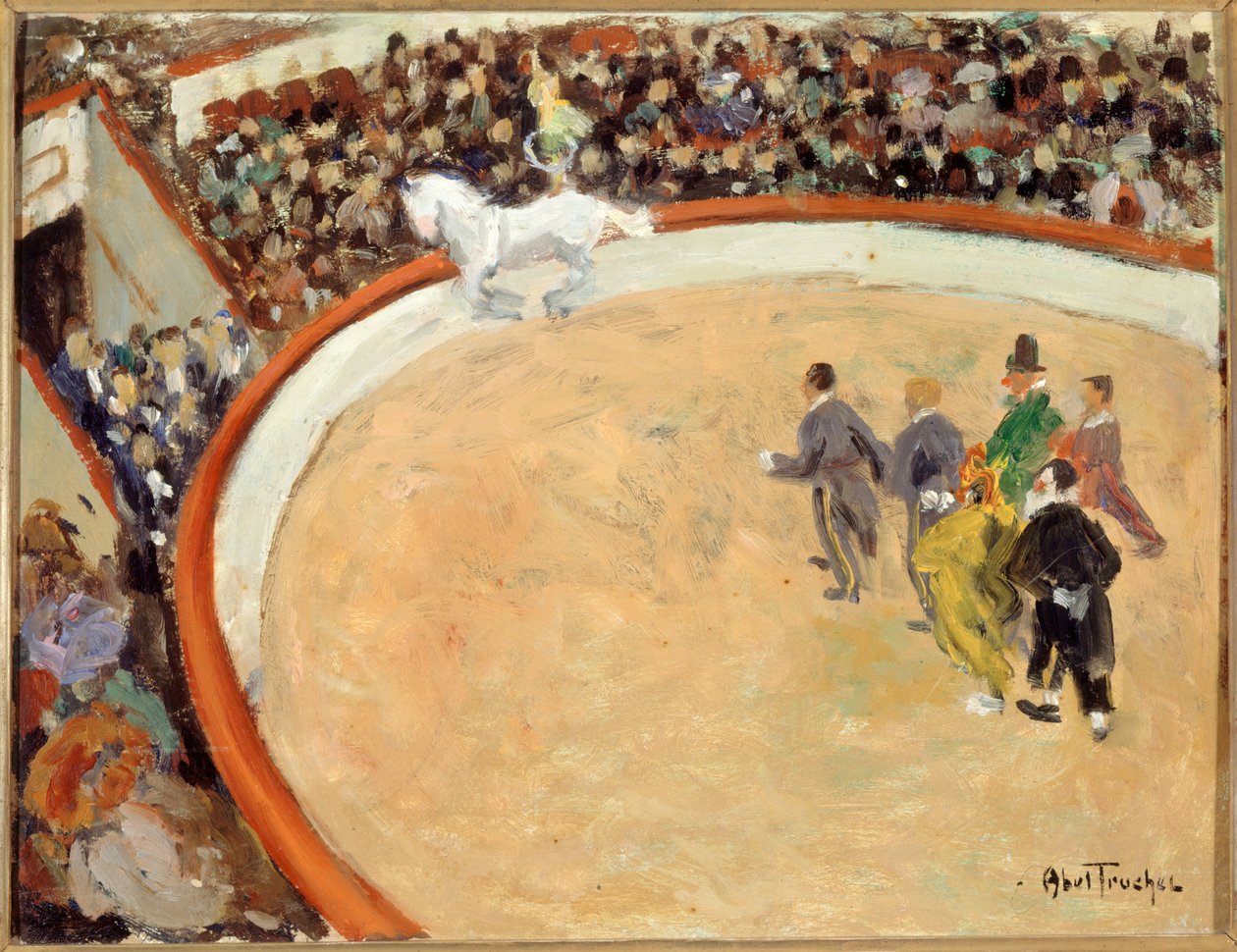 Der Zirkus Médrano, Boulevard Rochechouard von Louis Abel Truchet