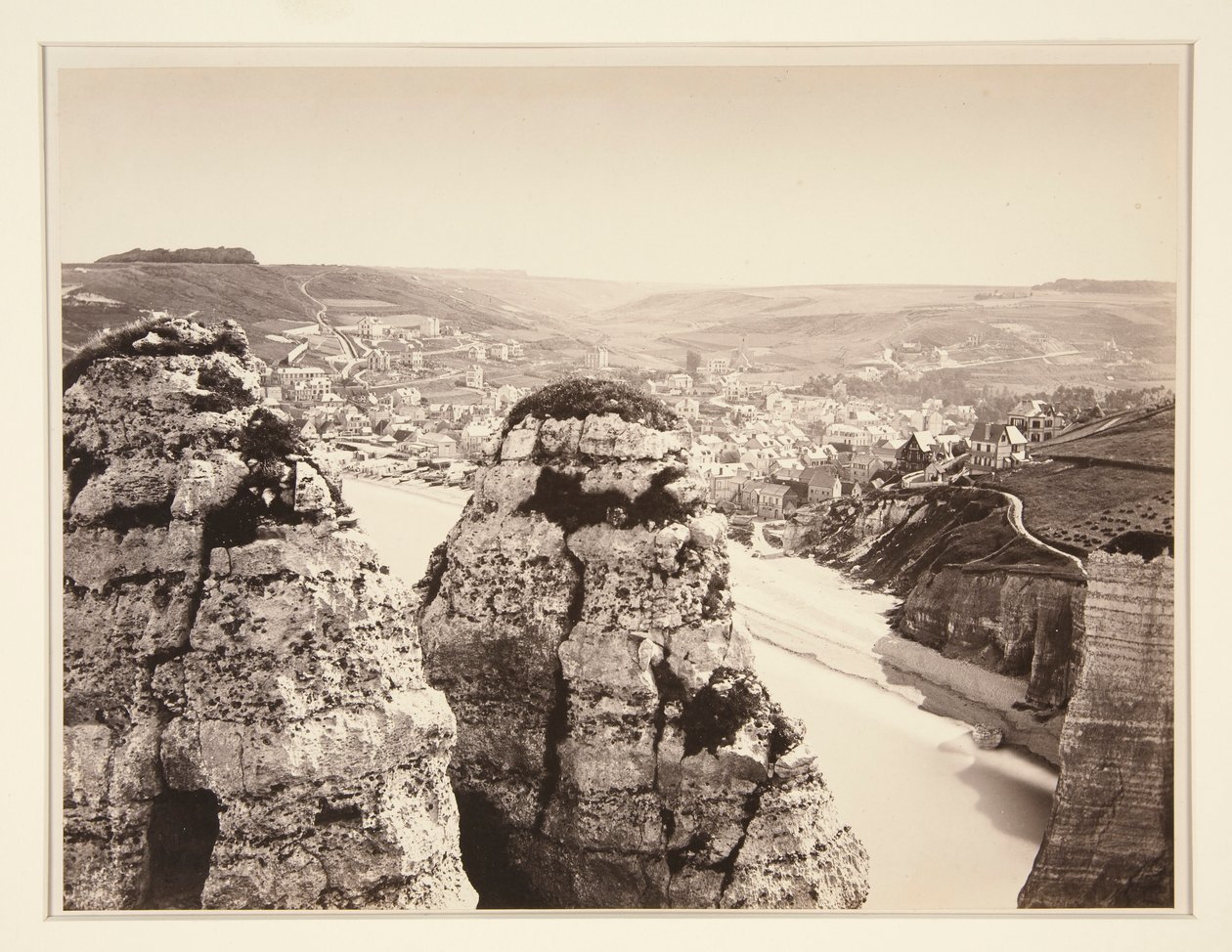 Étretat von Louis Alphonse Davanne