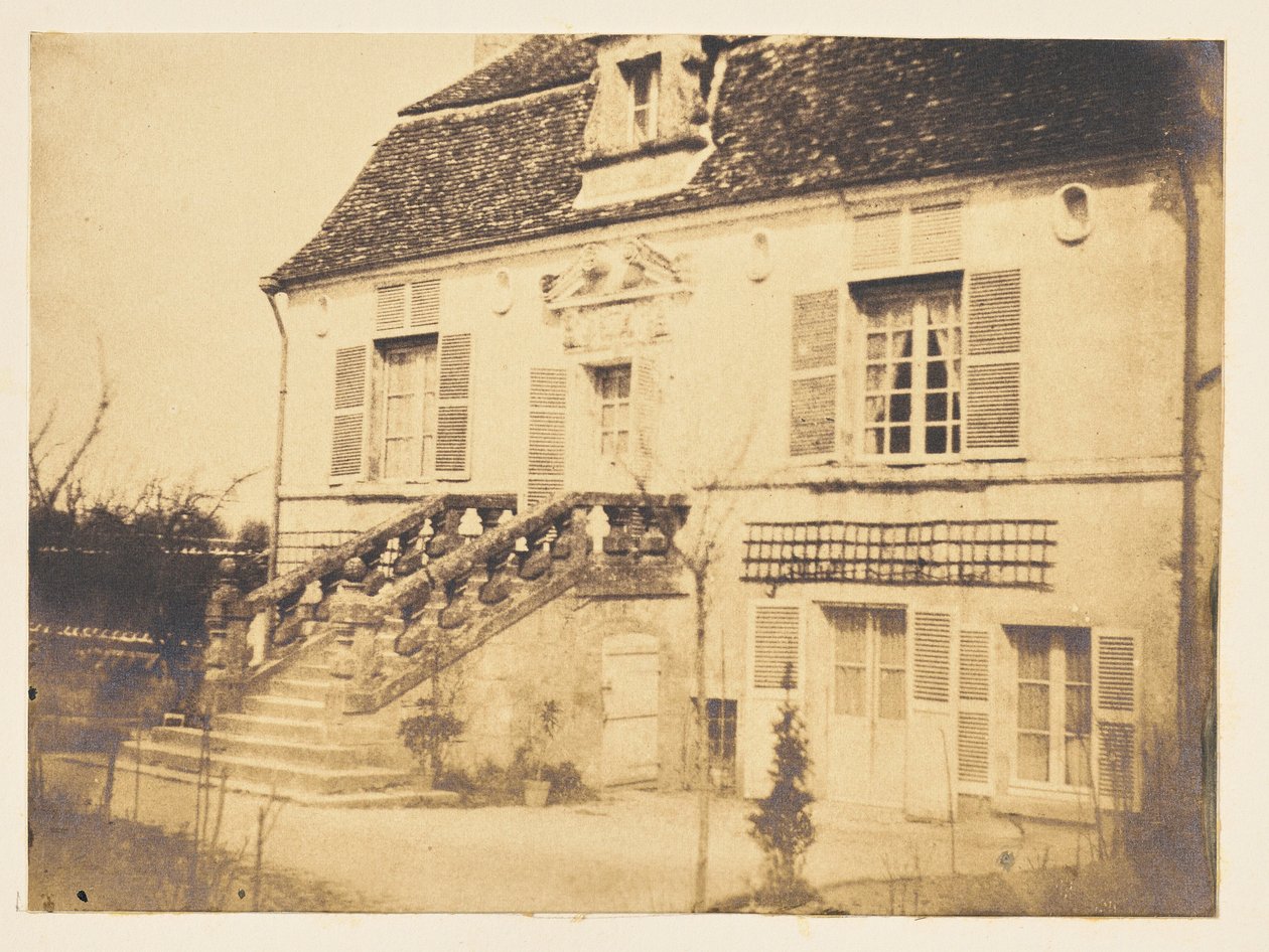 Haus in einem Park von Louis Alphonse Davanne