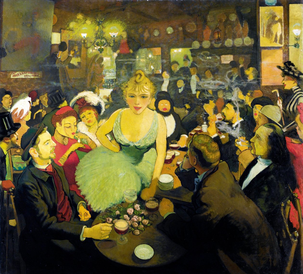 Das Innere bei Bruant (Aristide) von Louis Anquetin