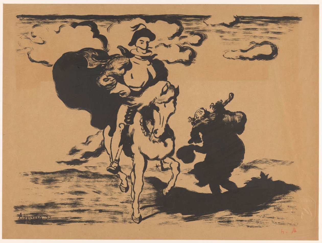 Reiter und Bettler von Louis Anquetin