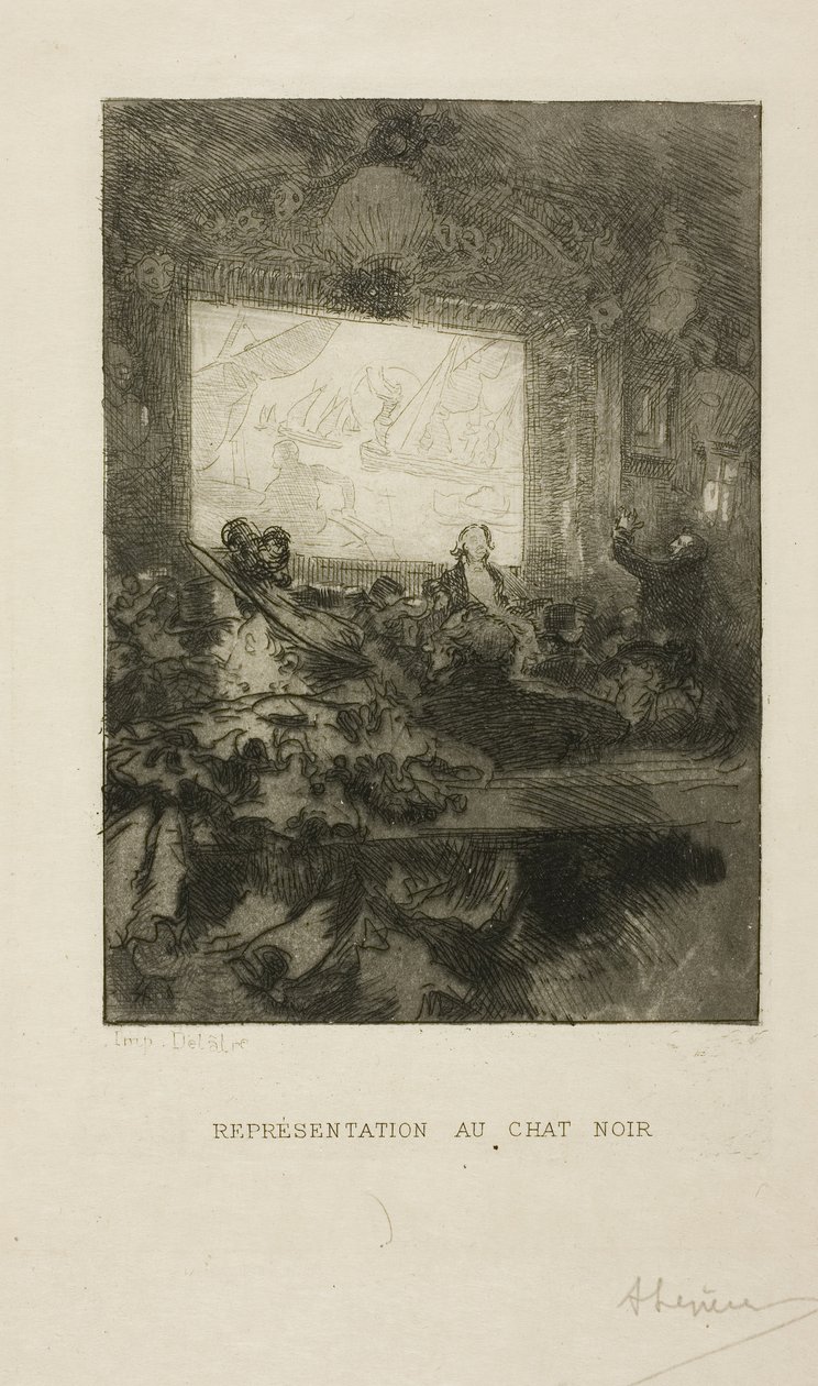 Im Chat Noir von Louis Auguste Lepère