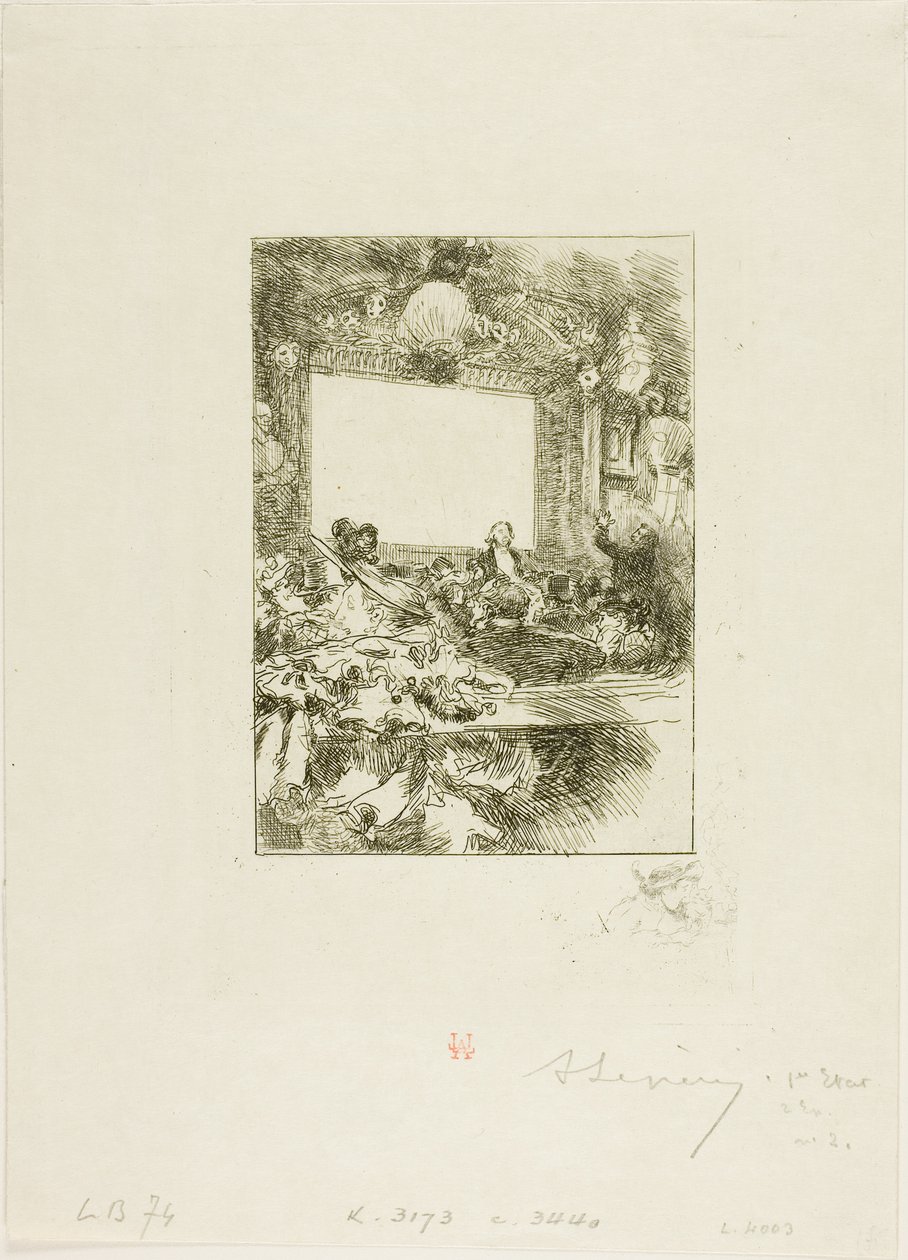 Im Chat Noir von Louis Auguste Lepère
