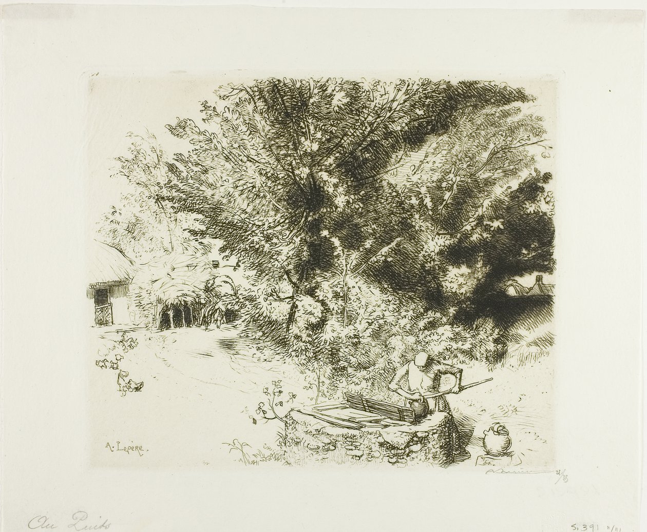 Am Brunnen von Louis Auguste Lepère