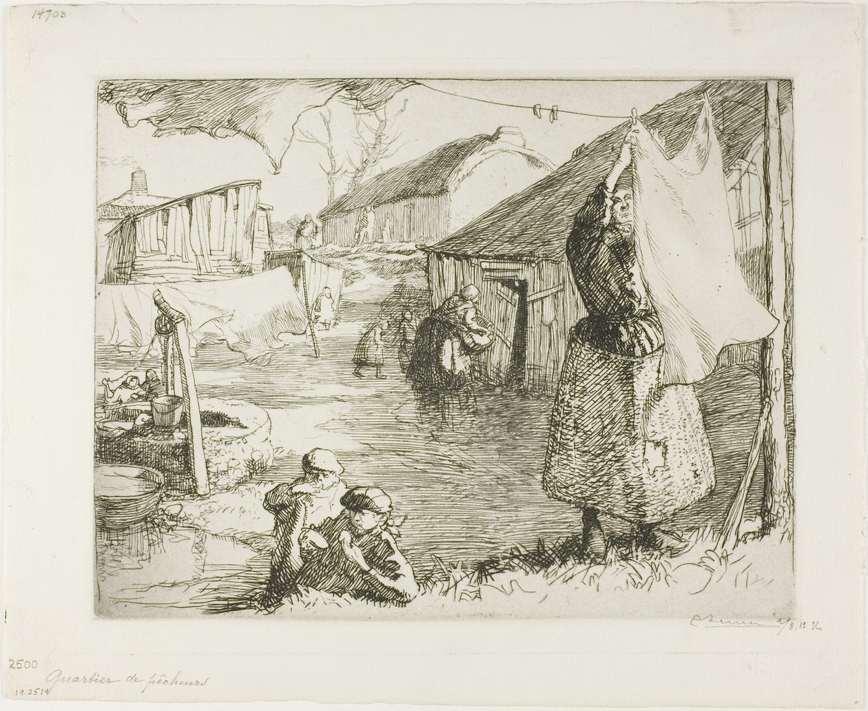 Fischerviertel von Louis Auguste Lepère