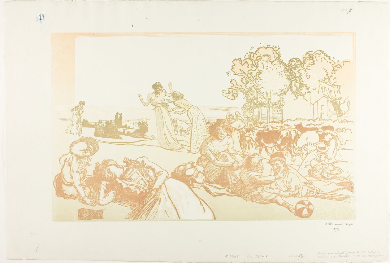 Moderne Bukolik von Louis Auguste Lepère