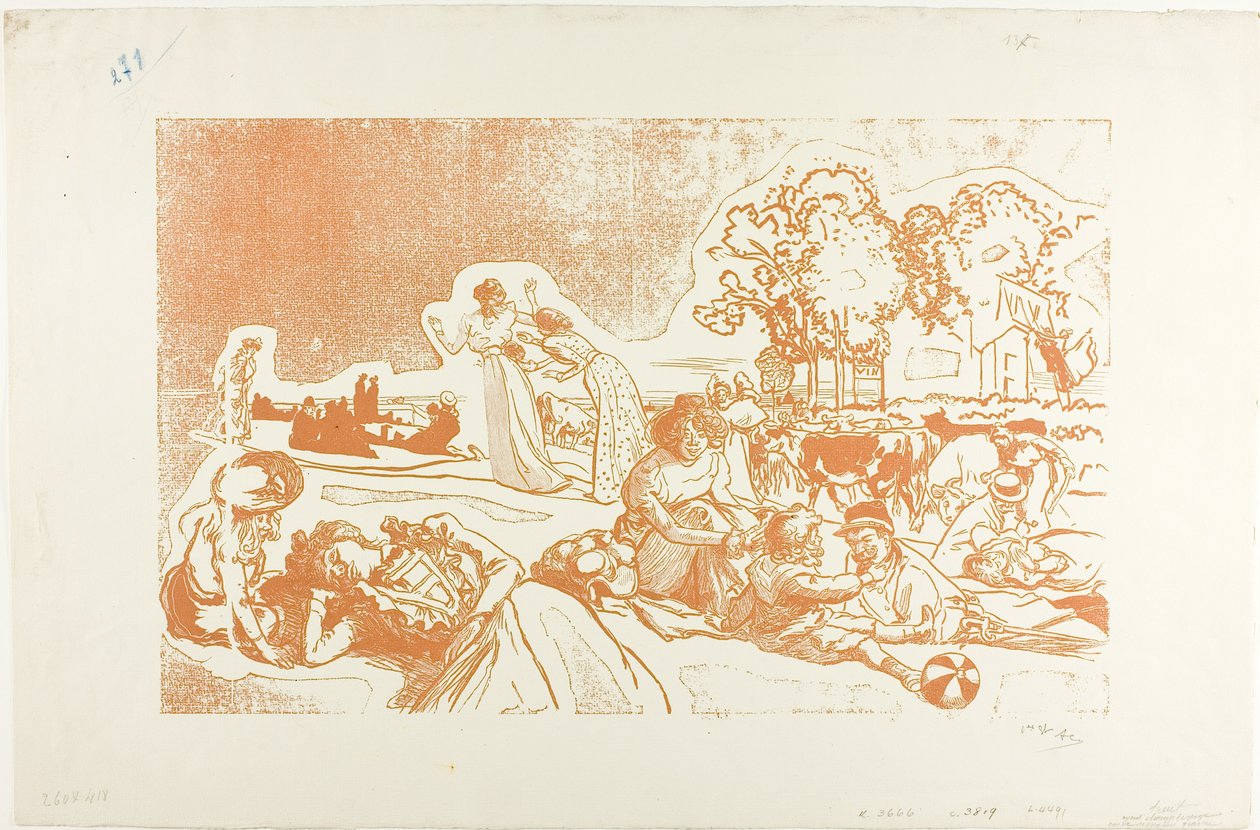Moderne Bukolik von Louis Auguste Lepère