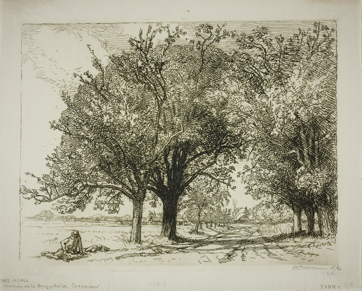 Straße zum Ziegelofen von Louis Auguste Lepère