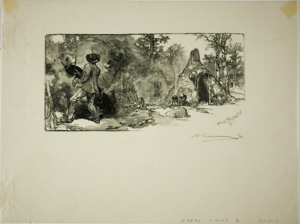 Die Köhler von Louis Auguste Lepère