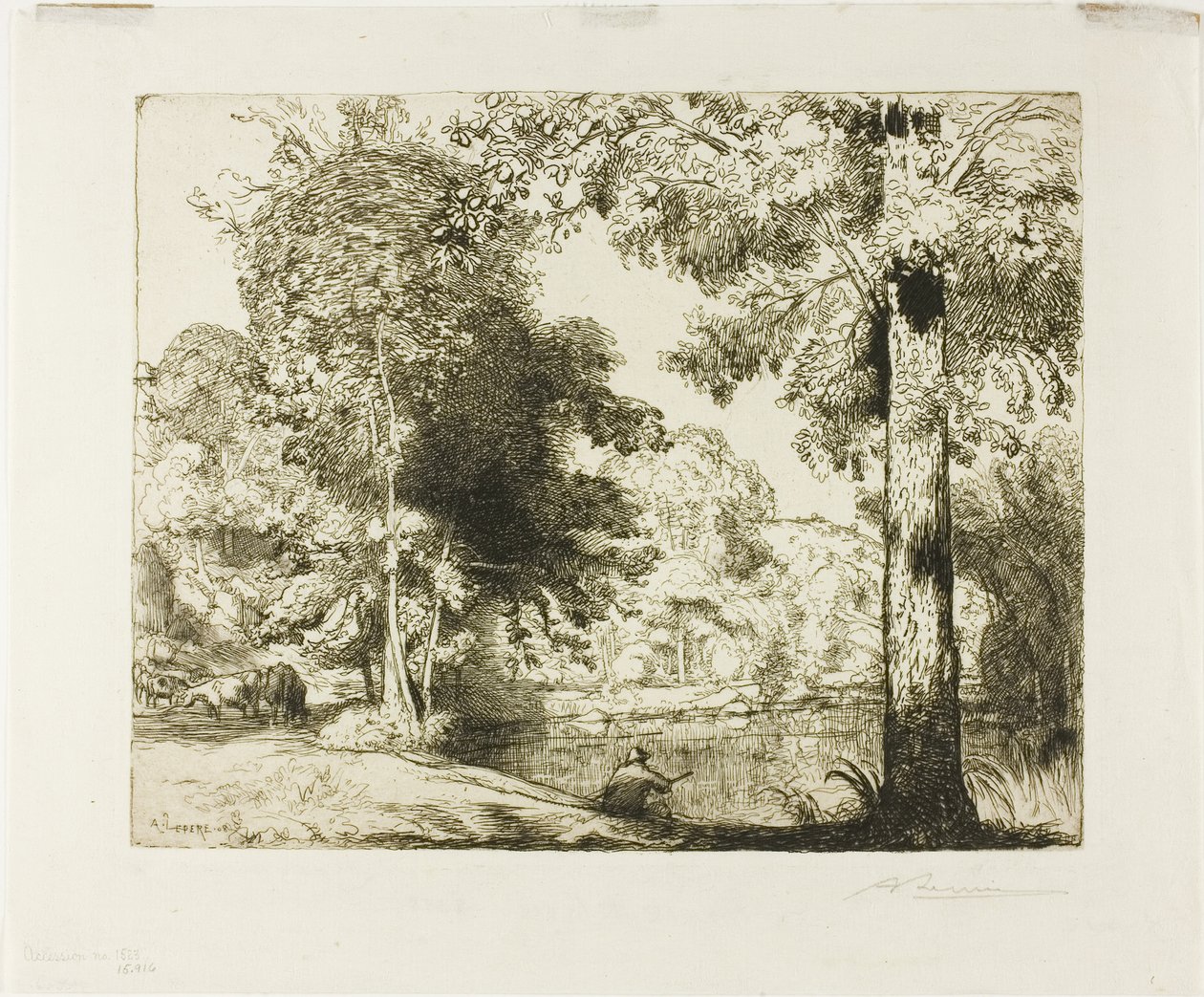 Die Ränder des Lebens von Louis Auguste Lepère