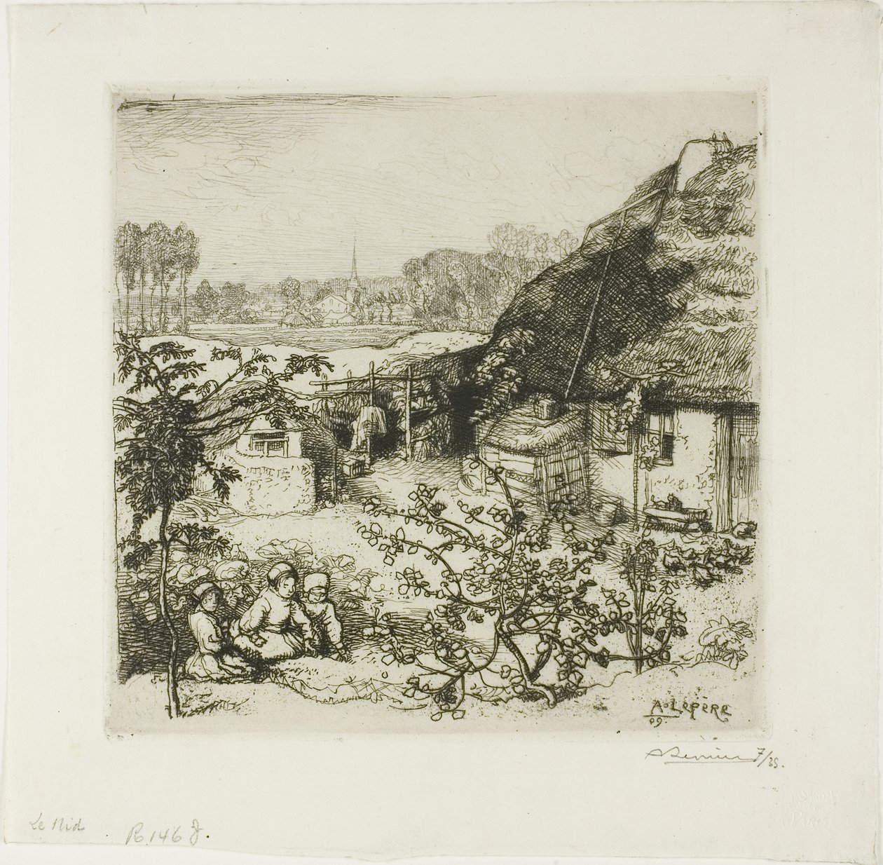 Das Nest von Louis Auguste Lepère