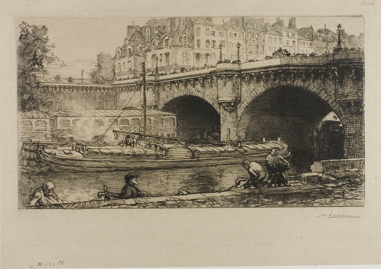 Die Pont-Neuf von Louis Auguste Lepère