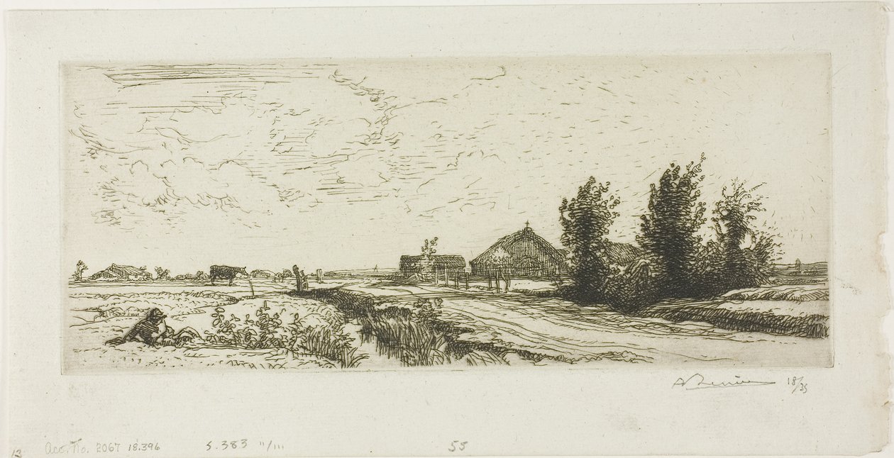 Der kleine Kuhhirte von Louis Auguste Lepère