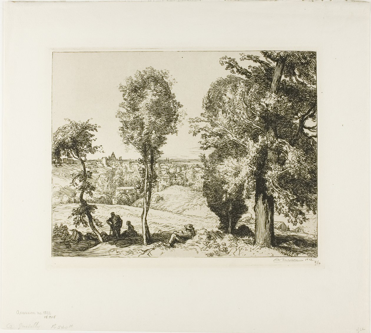 Nach Gentilly von Louis Auguste Lepère