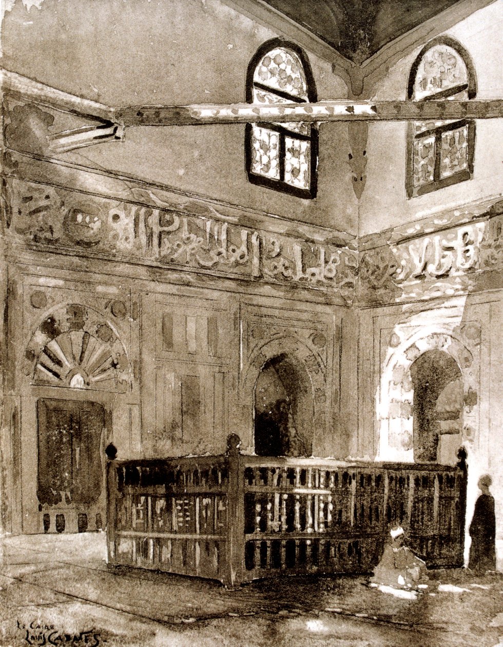 Grab in einer Moschee, Kairo, Ägypten, 1928 von Louis Cabanes