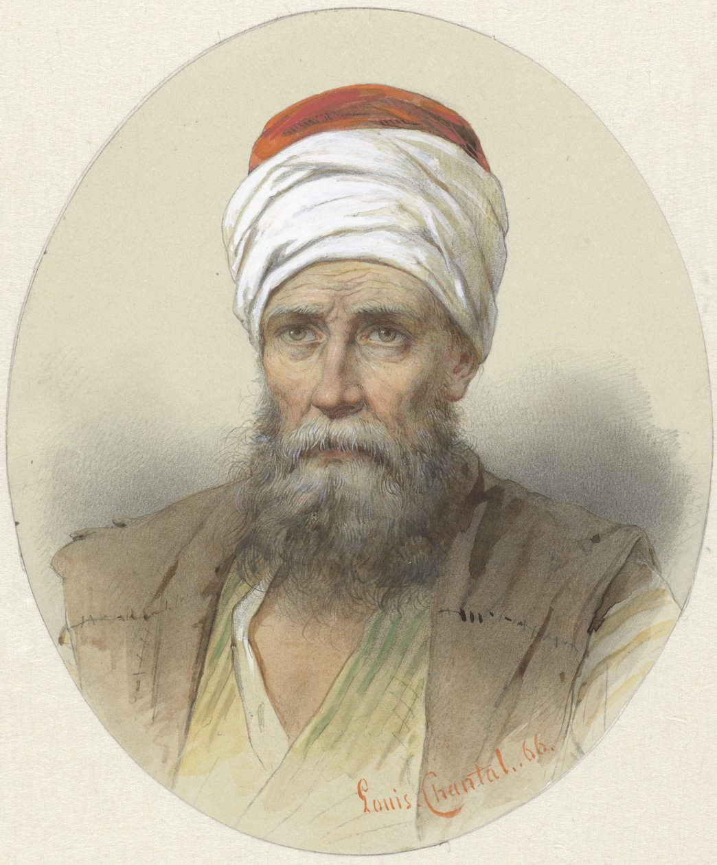Mann mit Turban von Louis Chantal