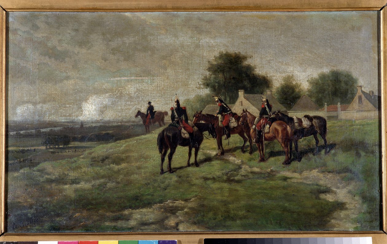 Kürassiere von Louis Charles Bombled
