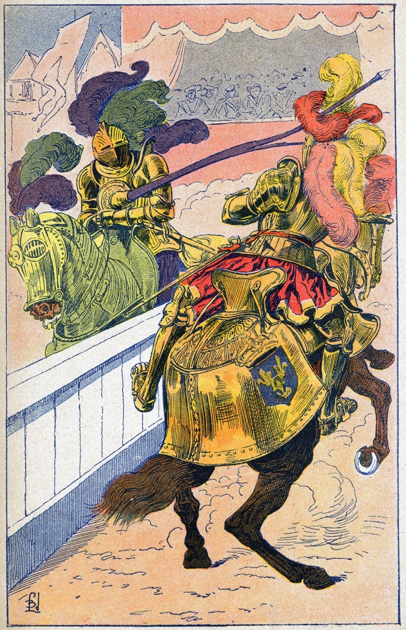 Tod von Heinrich II. von Louis Charles Bombled