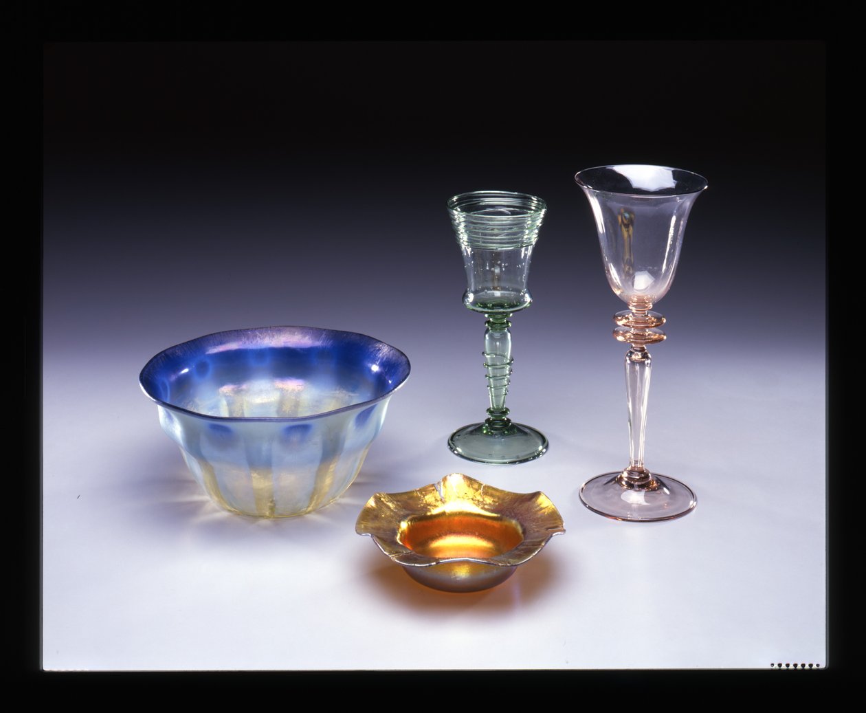 Set aus Glaswaren von Louis Comfort Tiffany