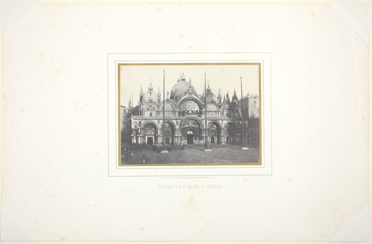 Eglise de St. Marc in Venedig von Louis Désiré Blanquart Evrard