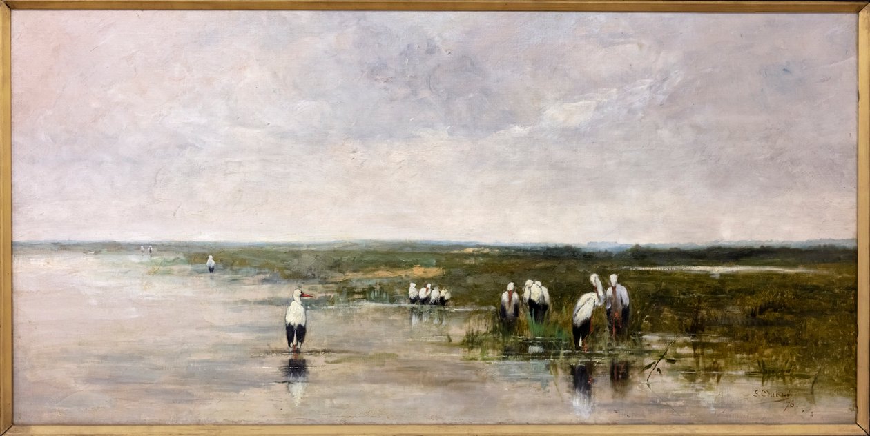 Der Storch (Les cigognes) von Louis Dubois
