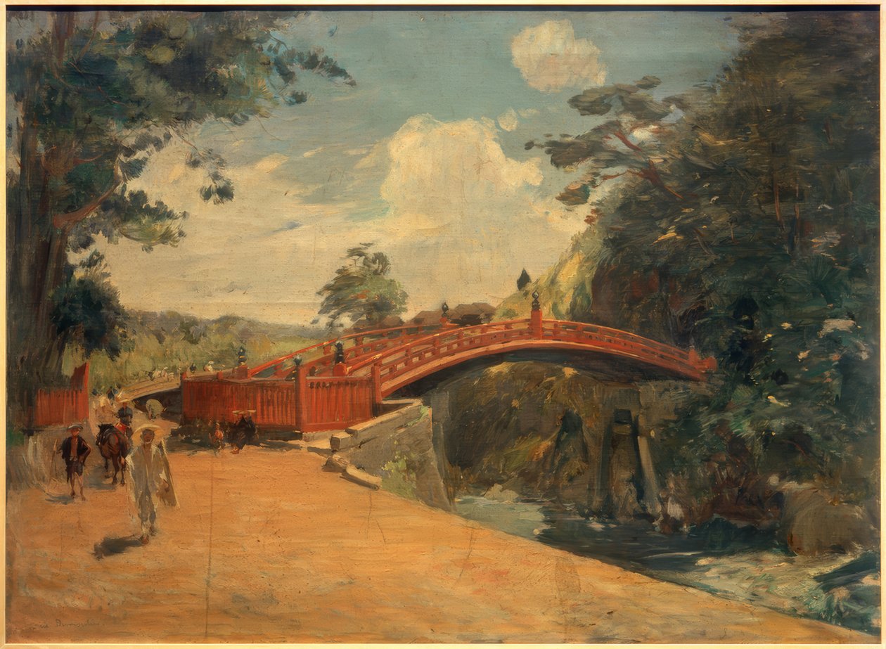 Heilige Brücke in Nikkō von Louis Dumoulin