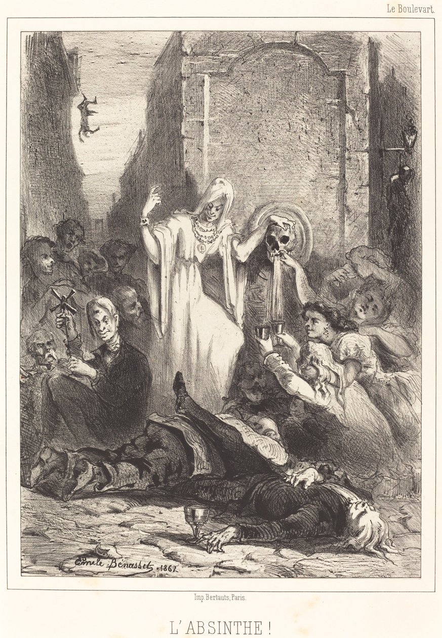 Der Absinth von Louis Emile Benassit