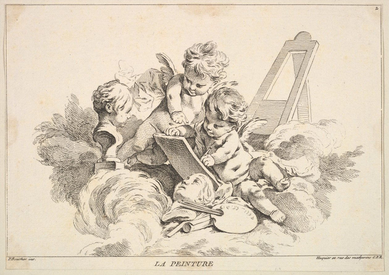 Gemälde von Louis Felix de la Rue