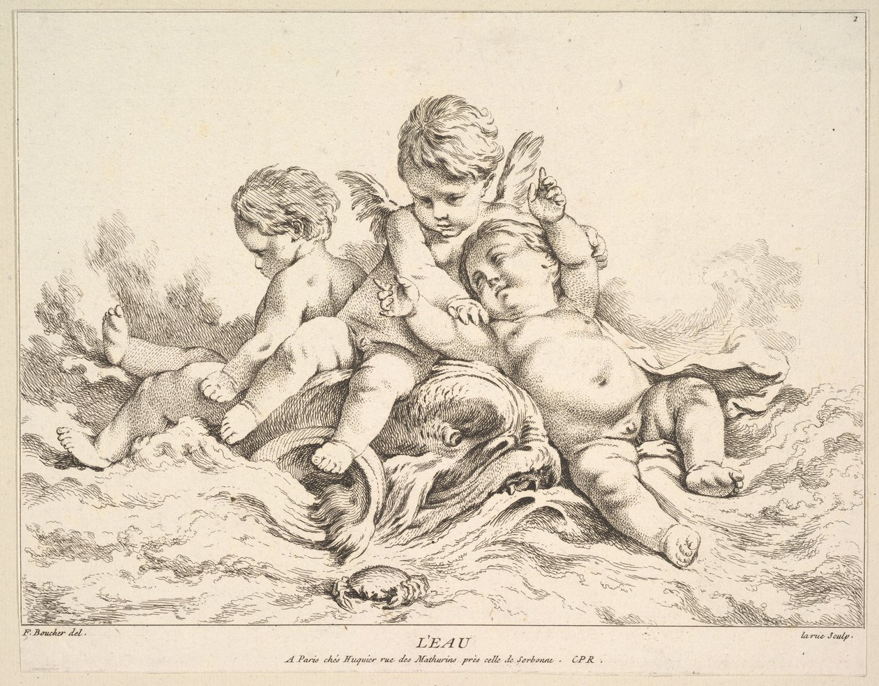 Wasser von Louis Felix de la Rue