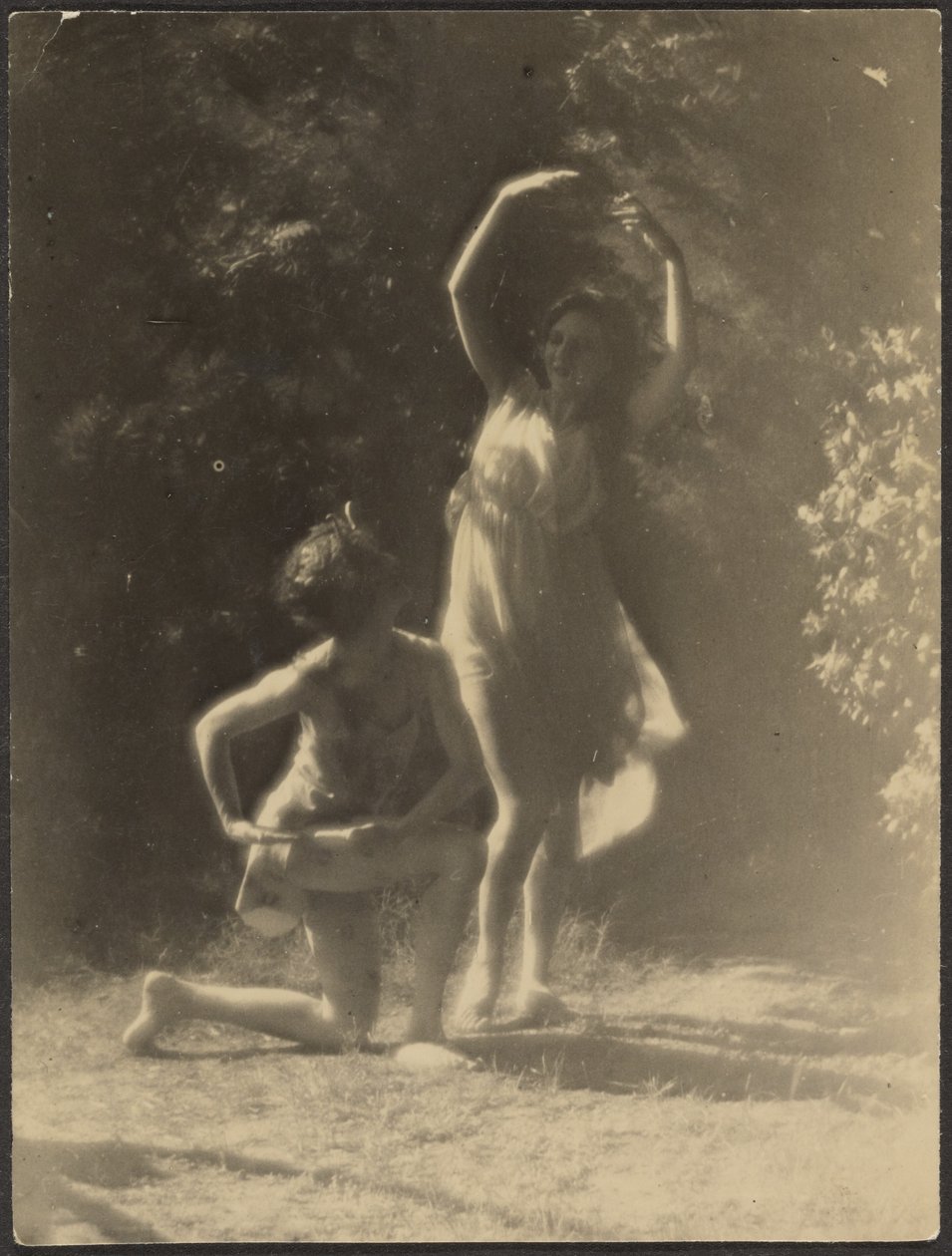 Tänzer im Garten von Louis Fleckenstein