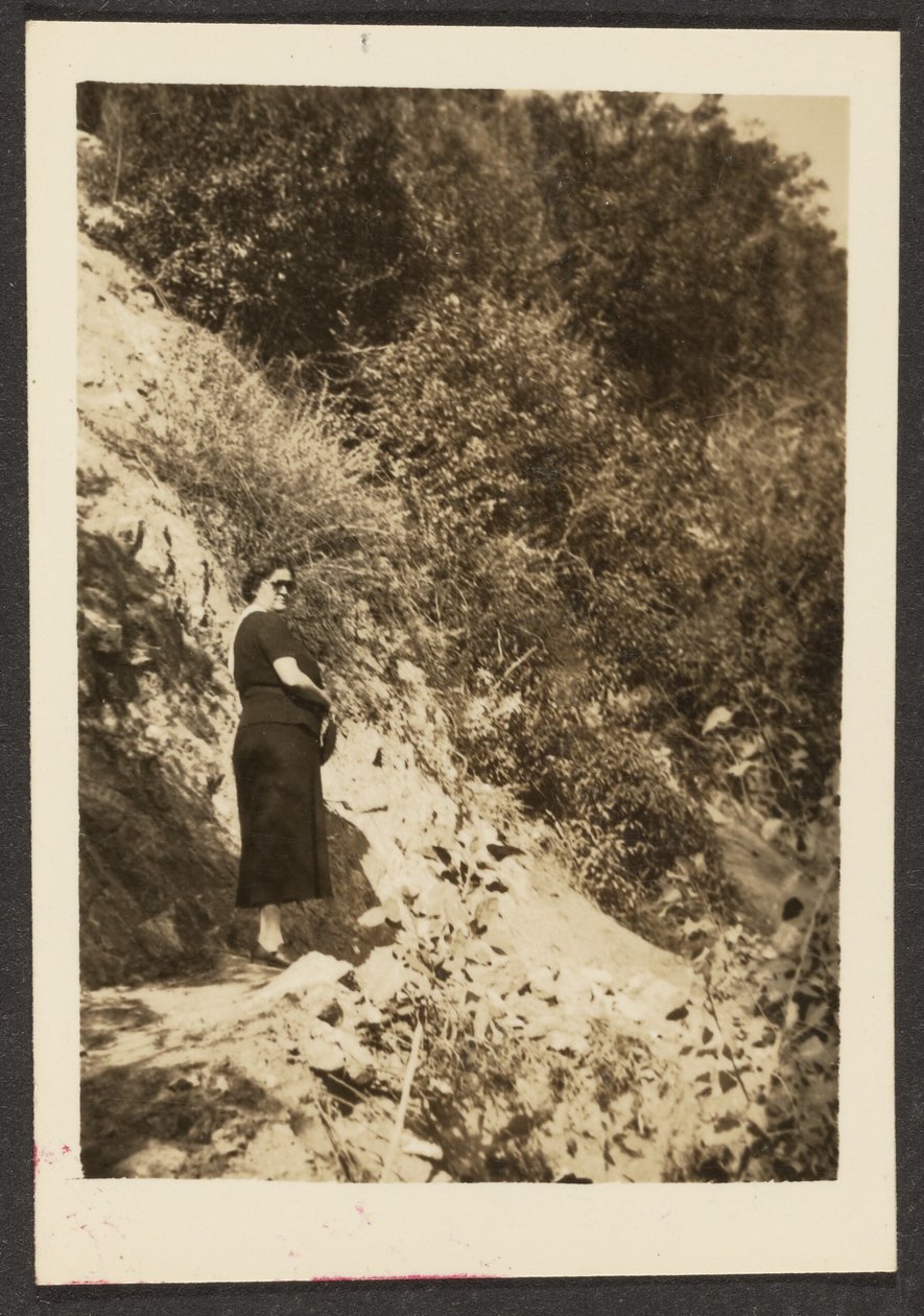[Frau auf einem Hügel] von Louis Fleckenstein