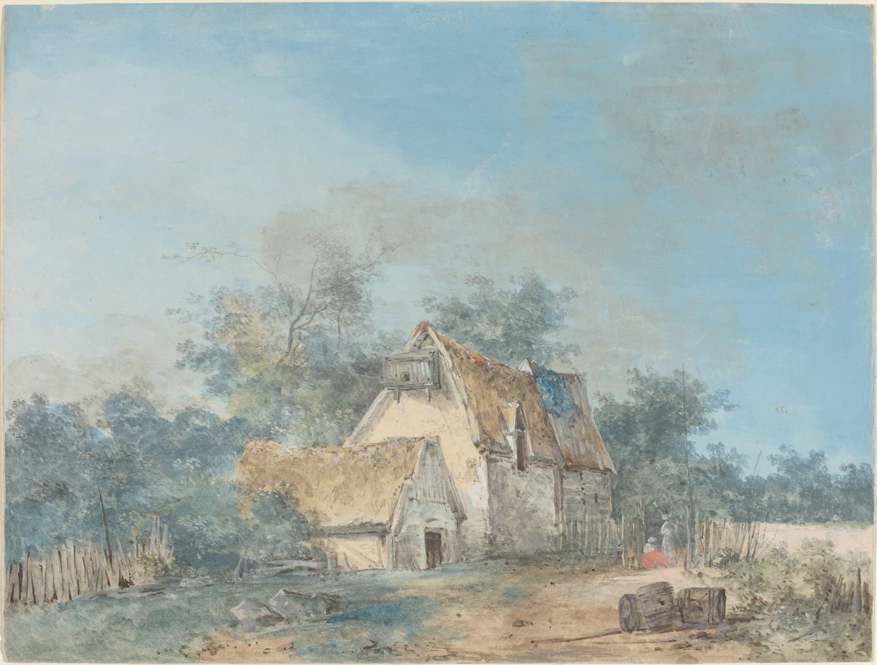 Landschaft von Louis Gabriel Moreau the Elder
