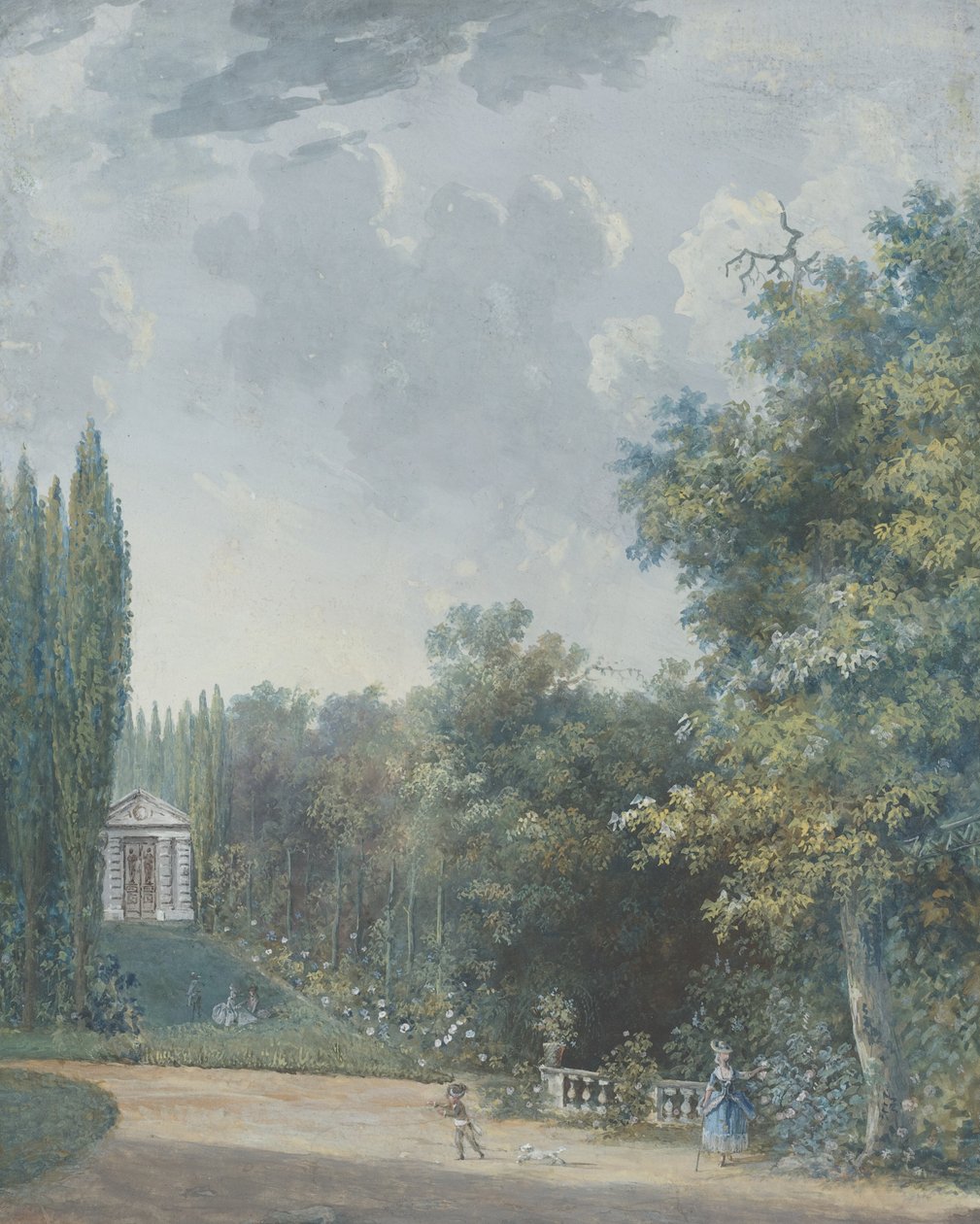 Parkansicht von Louis Gabriel Moreau the Elder