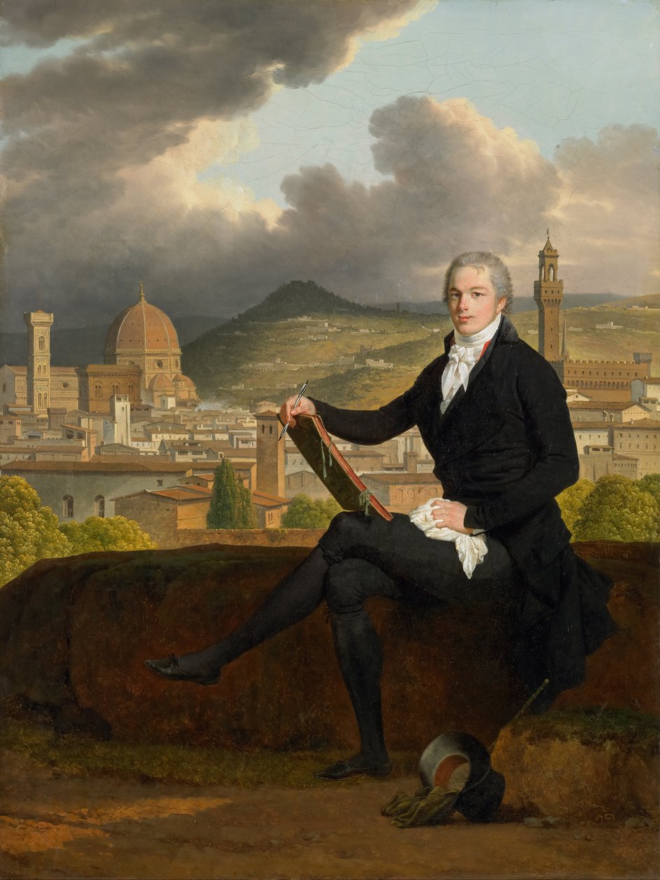 Porträt von Dr. Thomas Penrose (1769-1851) von Louis Gauffier