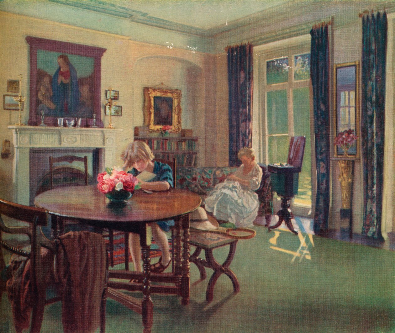 Ein Juni-Interieur, um 1923 von Louis Ginnett
