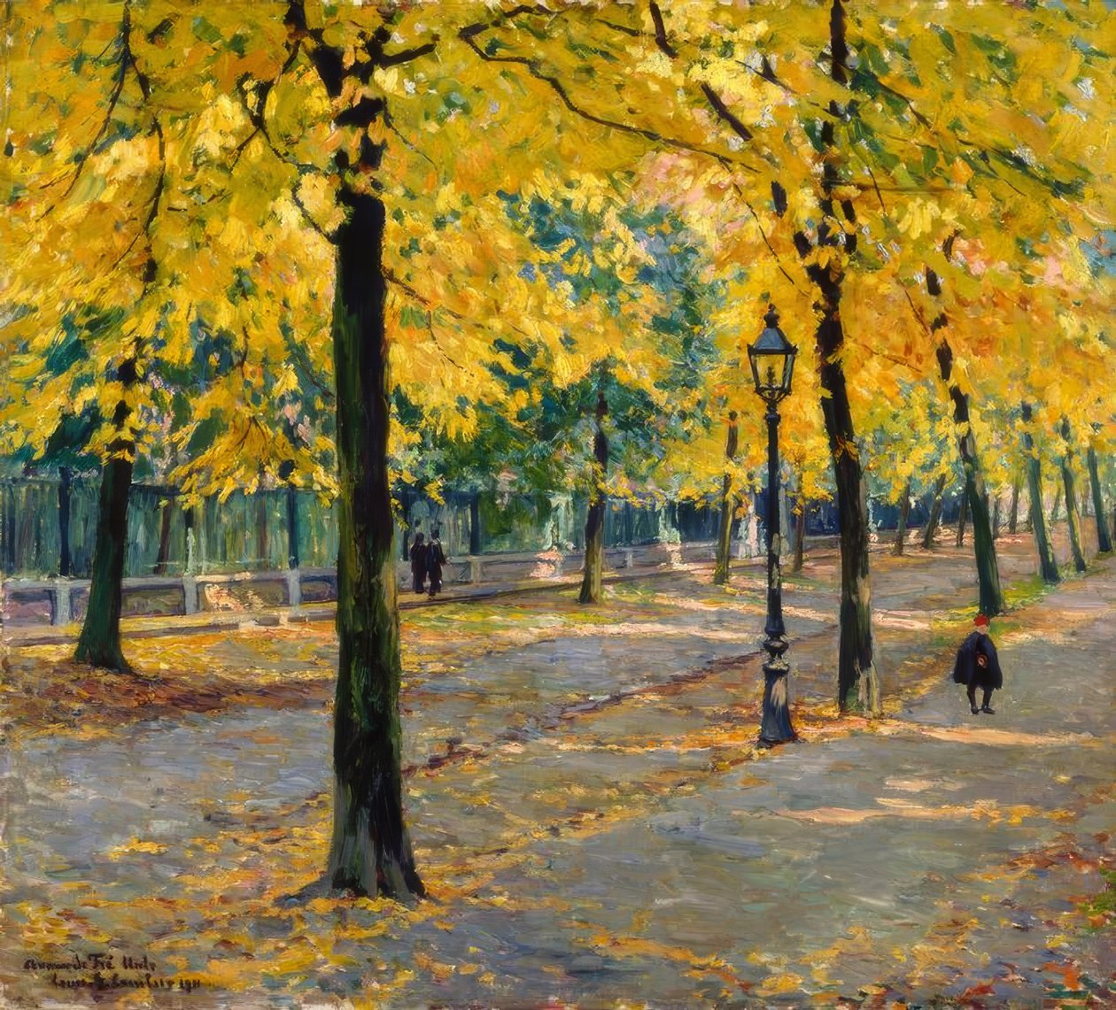 Avenue de Très Urde von Louis Gustave Cambier