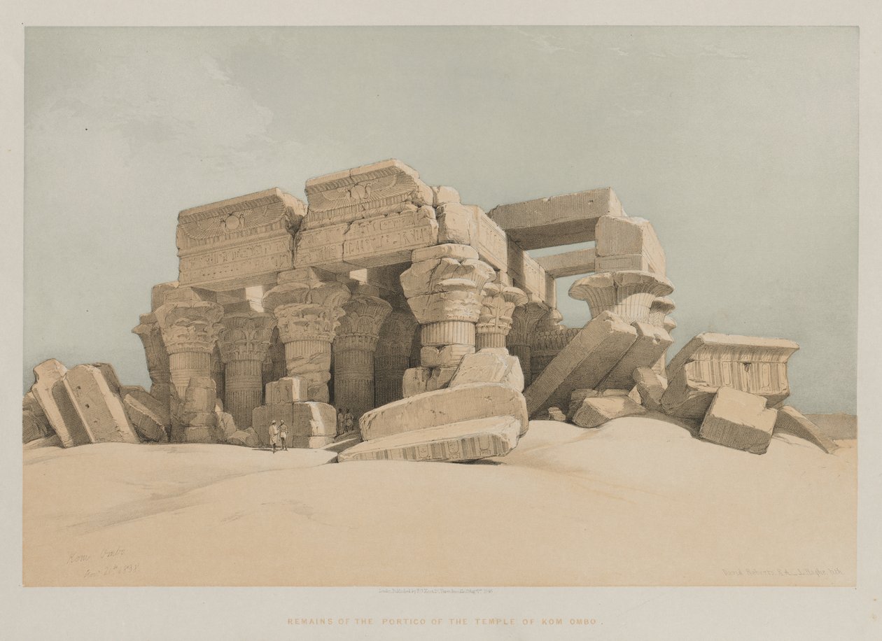 Ägypten und Nubien, Band II: Kom-Ombo von Louis Haghe