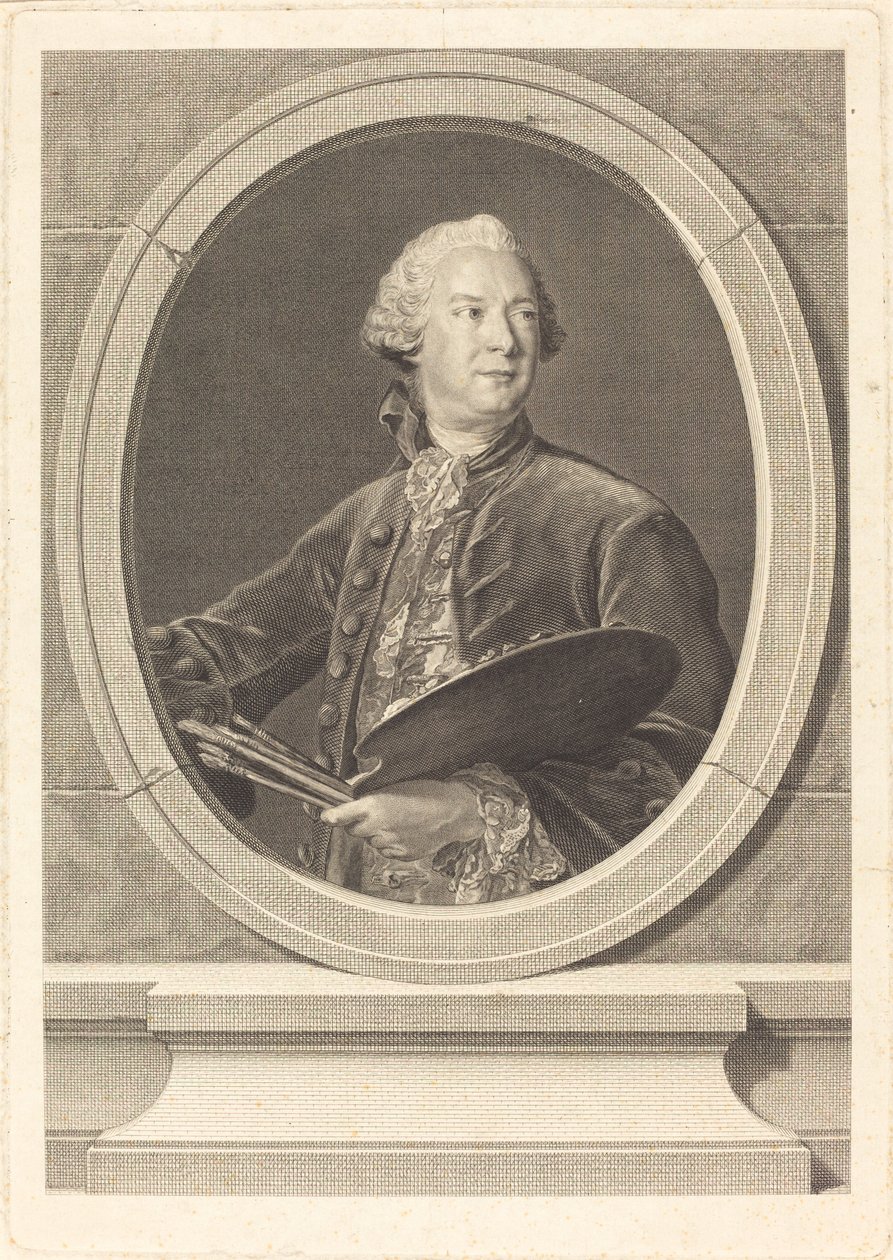 Louis Tocque von Louis Jacques Cathelin after Jean Marc Nattier