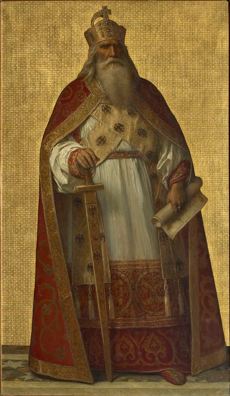 Karl der Große, 1872-1877 von Louis Joseph Gallait