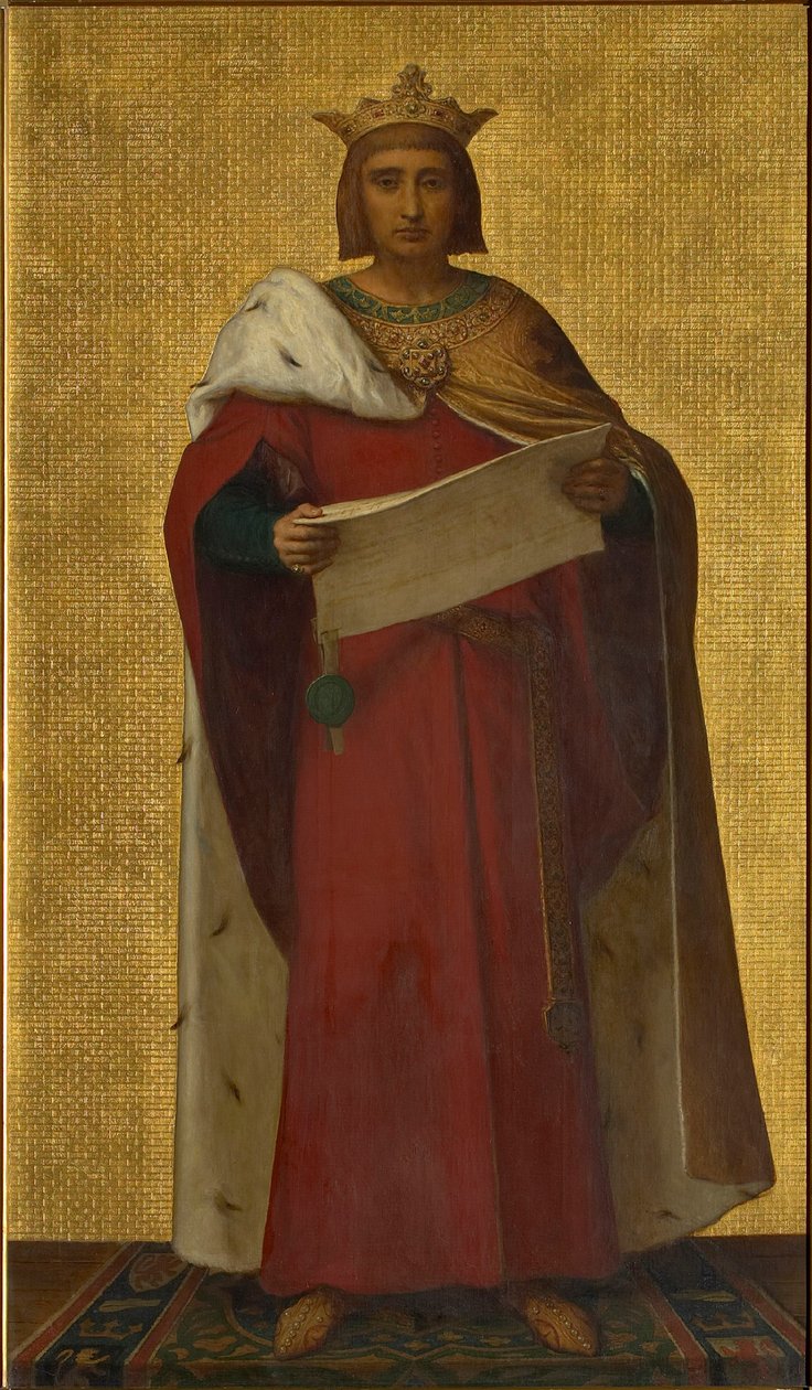 Herzog Johann II. von Brabant, 1872-1877 von Louis Joseph Gallait