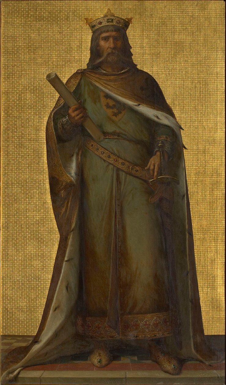 Philipp I. von Elsass, 1872-1877 von Louis Joseph Gallait
