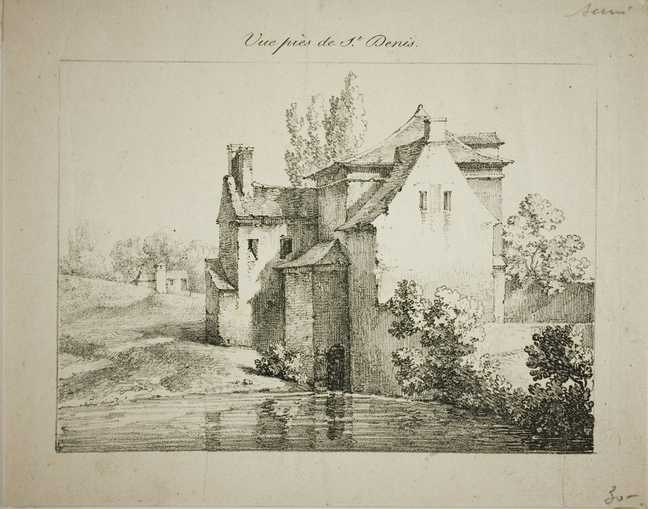Ansicht bei St. Denis von Louis Jules Frederic Villeneuve