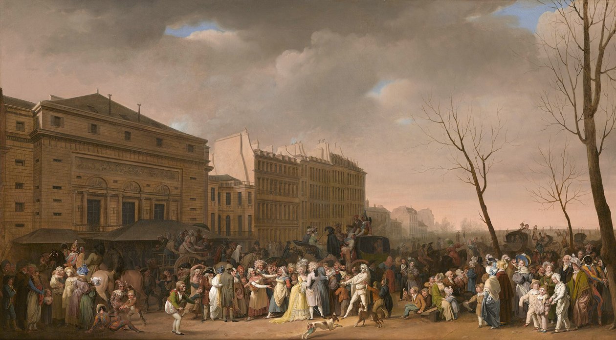 Karnevalsszene, 1832 von Louis Leopold Boilly