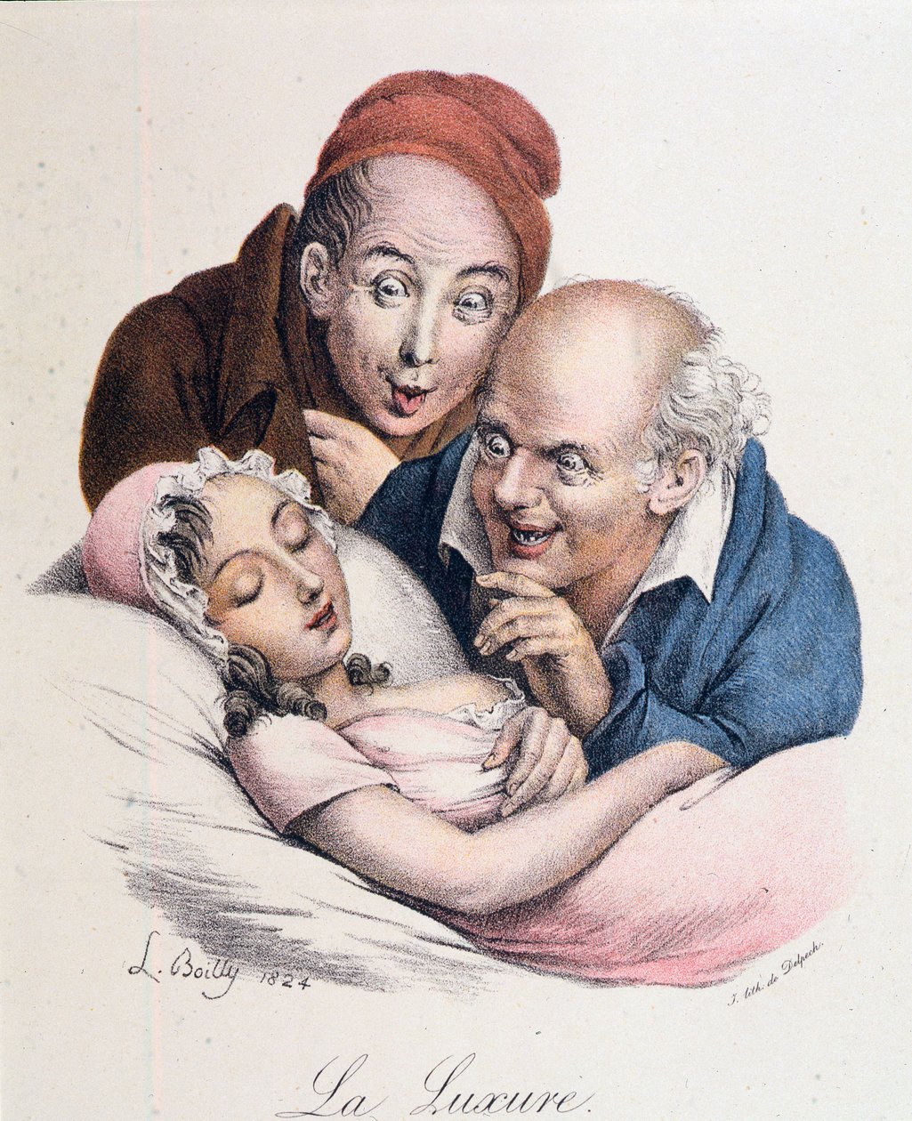 Die sieben Todsünden: Wollust von Boilly von Louis Leopold Boilly