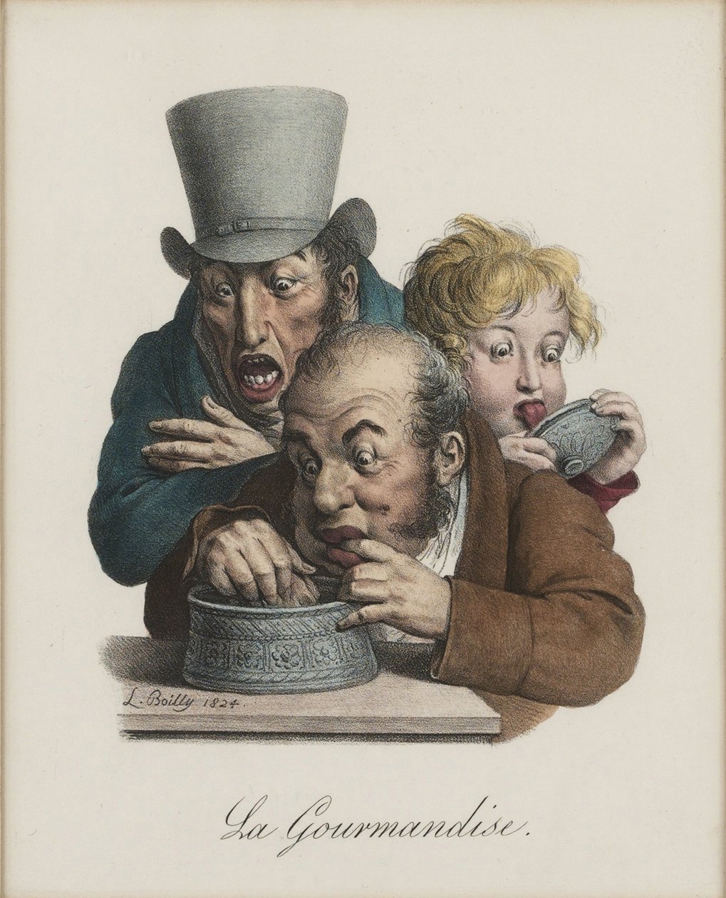 Die Völlerei von Louis Leopold Boilly